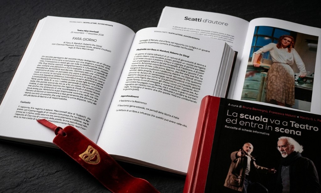 La scuola va a Teatro ed entra in scena — Stamperia Romana - Industria Grafica, Editorial Design & Print Production