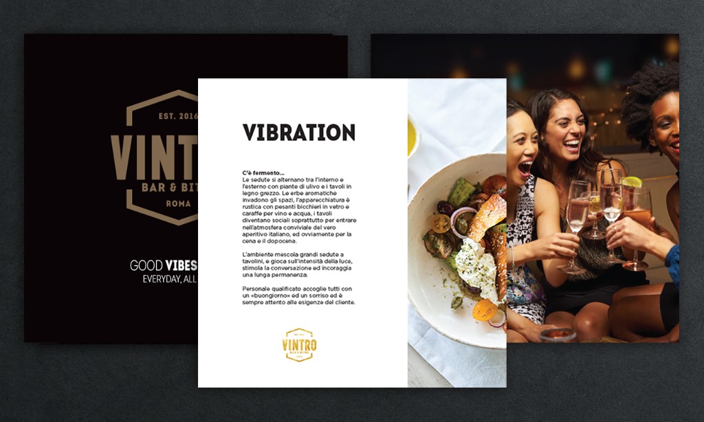 Vintro Bar & Bites, F&B Print & Promotional Supports