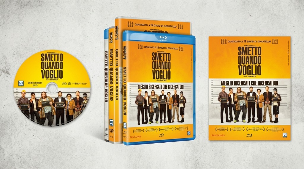 Vertigo - Smetto quando voglio, Home Video Packaging & Prepress